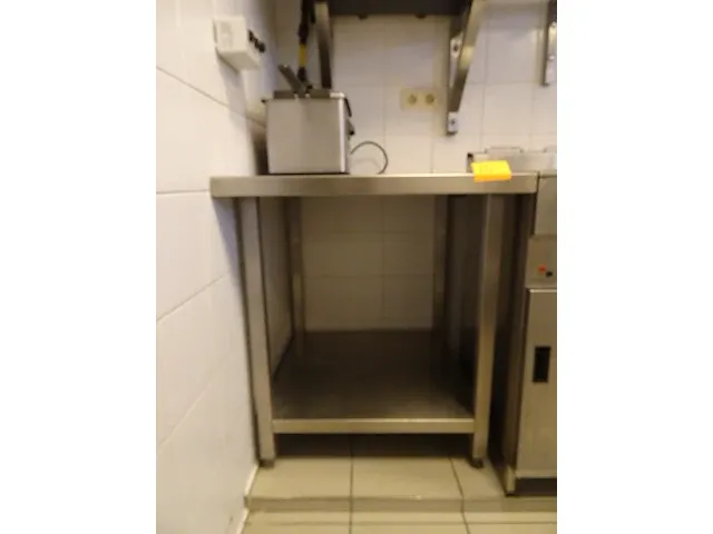 Inox werktafel - afbeelding 1 van  2