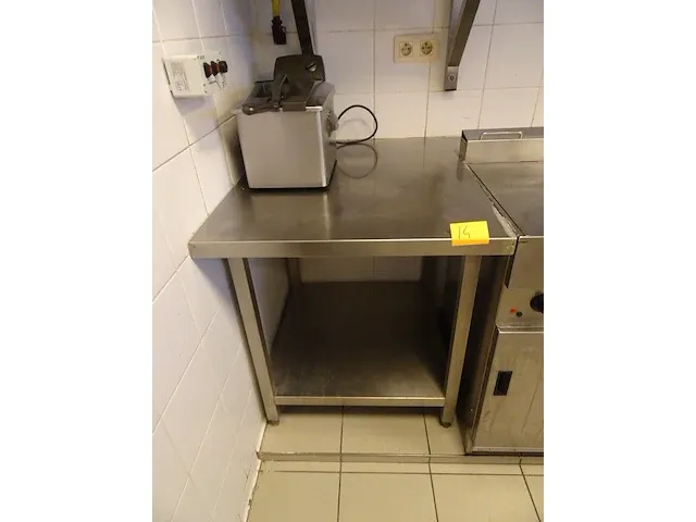 Inox werktafel - afbeelding 2 van  2