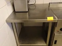 Inox werktafel - afbeelding 2 van  2