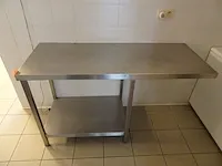 Inox werktafel - afbeelding 2 van  3