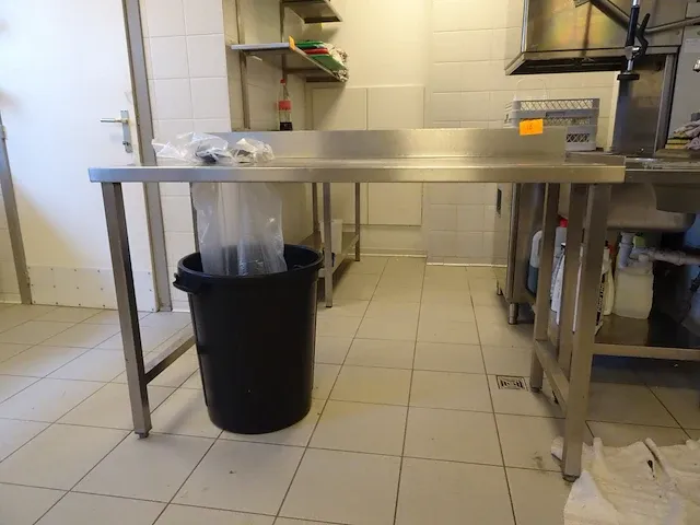 Inox werktafel - afbeelding 1 van  3