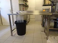 Inox werktafel - afbeelding 1 van  3
