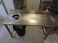 Inox werktafel - afbeelding 2 van  3