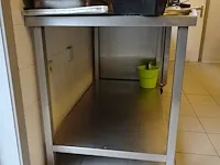 Inox werktafel - afbeelding 2 van  3