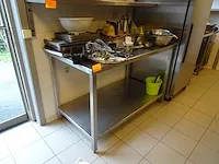 Inox werktafel - afbeelding 3 van  3