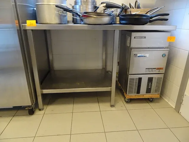 Inox werktafel - afbeelding 1 van  3