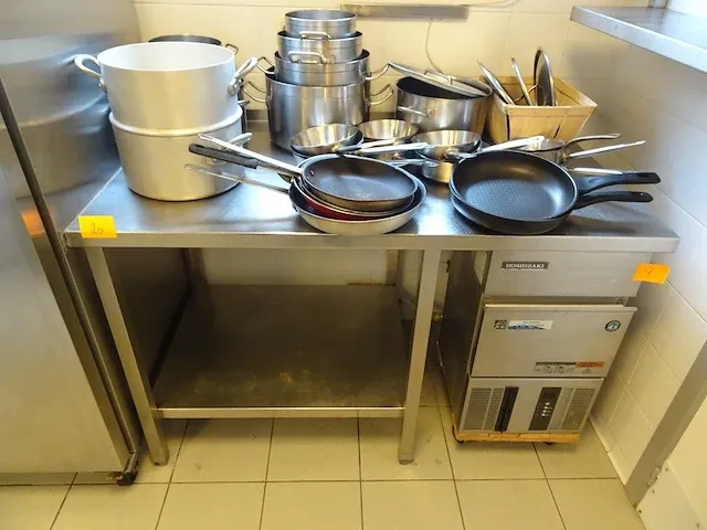 Inox werktafel - afbeelding 2 van  3