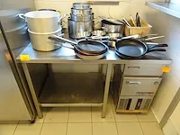 Inox werktafel - afbeelding 2 van  3