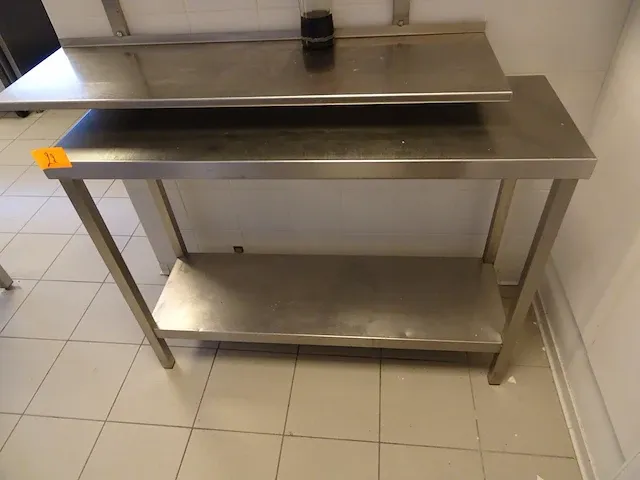 Inox werktafel - afbeelding 1 van  2