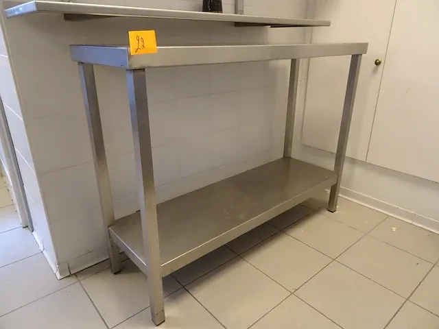 Inox werktafel - afbeelding 2 van  2