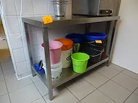 Inox werktafel - afbeelding 2 van  3
