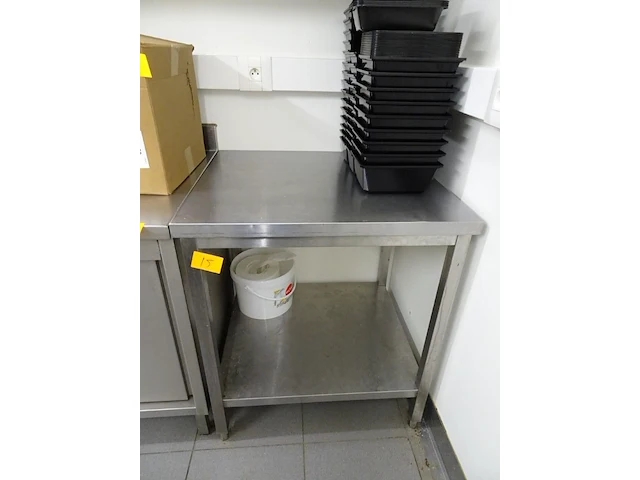 Inox werktafel - afbeelding 1 van  2