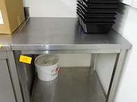 Inox werktafel - afbeelding 1 van  2
