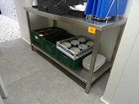 Inox werktafel - afbeelding 2 van  2