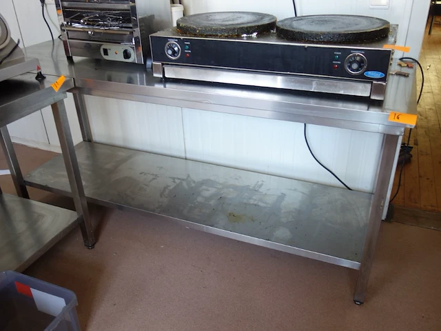 Inox werktafel - afbeelding 1 van  2