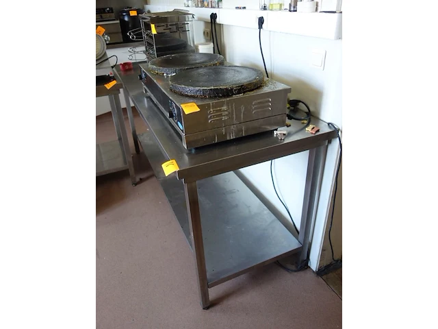 Inox werktafel - afbeelding 2 van  2