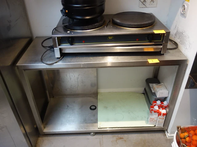 Inox werktafel - afbeelding 1 van  2