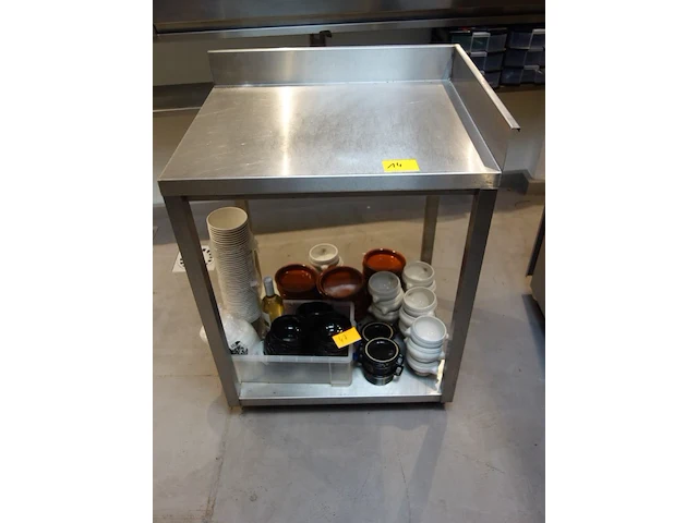 Inox werktafel - afbeelding 1 van  3