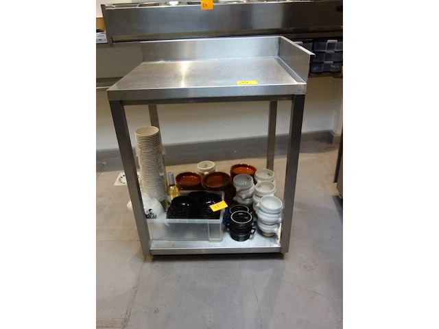 Inox werktafel - afbeelding 2 van  3