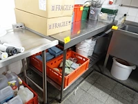 Inox werktafel - afbeelding 2 van  2