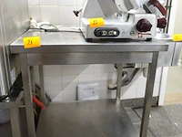 Inox werktafel - afbeelding 1 van  2