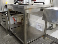 Inox werktafel - afbeelding 2 van  2