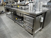 Inox werktafel - afbeelding 1 van  3