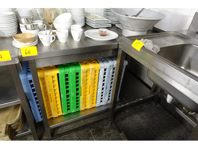 Inox werktafel - afbeelding 1 van  2