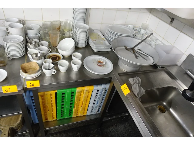 Inox werktafel - afbeelding 2 van  2