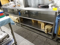 Inox werktafel - afbeelding 1 van  2