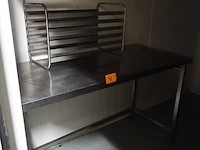 Inox werktafel - afbeelding 1 van  4