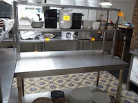 Inox werktafel - afbeelding 1 van  3