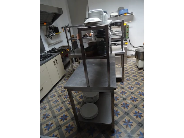 Inox werktafel - afbeelding 2 van  3