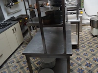 Inox werktafel - afbeelding 2 van  3