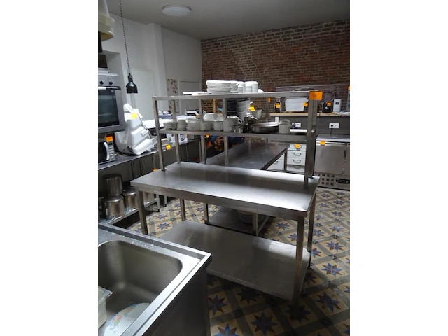 Inox werktafel - afbeelding 1 van  3