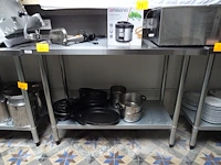 Inox werktafel - afbeelding 1 van  2