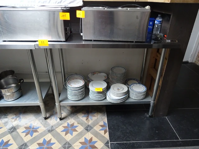 Inox werktafel - afbeelding 1 van  1