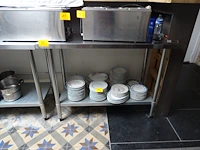 Inox werktafel - afbeelding 1 van  1
