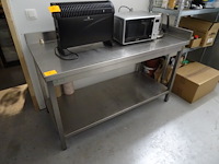 Inox werktafel