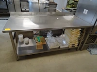 Inox werktafel - afbeelding 1 van  2