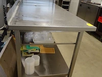 Inox werktafel - afbeelding 2 van  2