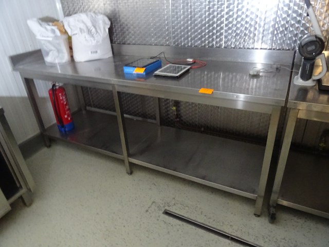 Inox werktafel - afbeelding 1 van  1