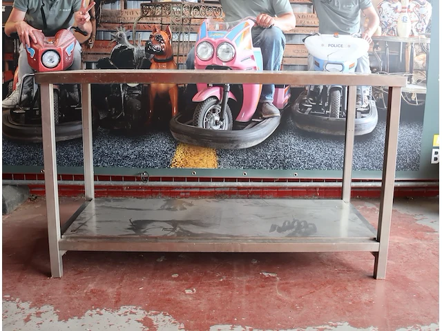 Inox werktafel - afbeelding 2 van  3