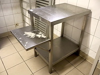 Inox werktafel - afbeelding 1 van  3