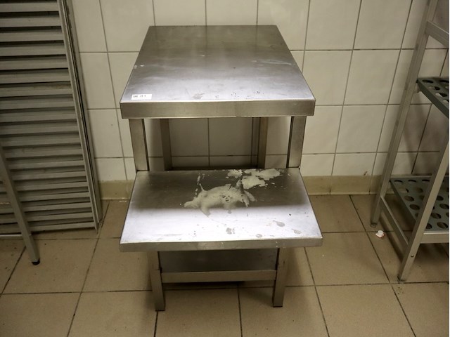 Inox werktafel - afbeelding 2 van  3
