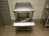 Inox werktafel - afbeelding 2 van  3