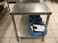 Inox werktafel - afbeelding 2 van  3