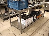 Inox werktafel - afbeelding 1 van  3