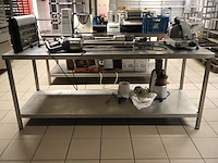 Inox werktafel - afbeelding 2 van  3