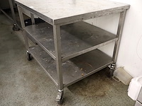 Inox werktafel - afbeelding 2 van  3
